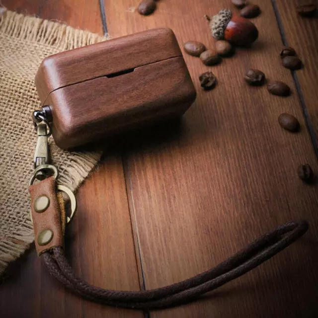 Wooden Earphones Case For WF-1000XM4 Charging Case Wood Proetct Cov❀