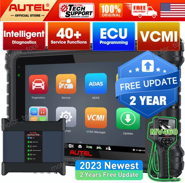 AUTEL MAXISYS MS919 Ultra VCMI OBD2 Diagnostic Tool Scanner Programming .