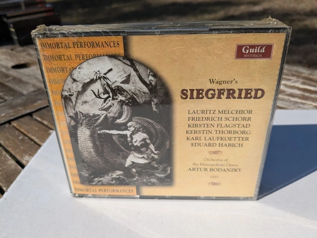 RICHARD WAGNER - Siegfried 3 CD - Import Box Set Sealed $41.95