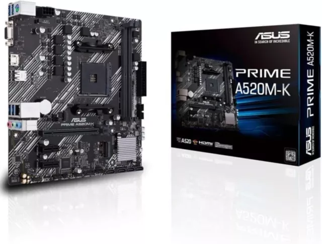 Carte Mère ASUS PRIME A520M-K AM4 micro ATX II neuf