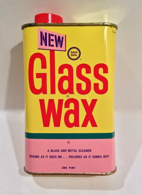 S.C. Johnson & Son Johnson's Paste Wax 1938 Advertising Glass Jar Racine  Wis