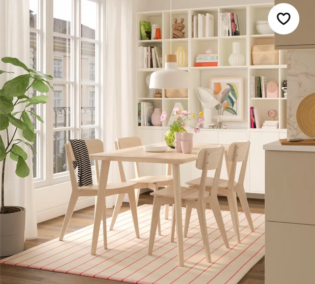 IKEA DINING TABLE Ypperlig in ash, 200cm x 90 cm, £150 new