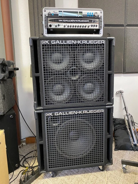 Galiien-Krueger Bass Amp, Speakers and Tuner Stack