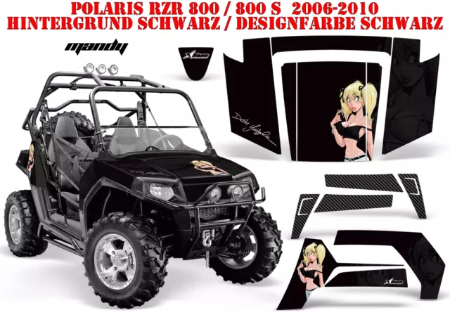 Amr Racing Dekor Graphic Kit Atv Polaris Rzr 570/800/900 Mandy B