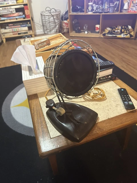 LÁMPARA SOLAR General Electric Baquelita De Colección con Luz Segura para Fotos Yankees No. SL-2 A3