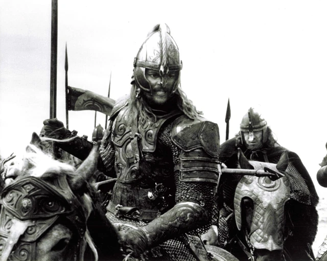PHOTO CINEMA SEIGNEUR DES ANNEAUX ARMEE DU ROHAN TIRAGE ARGENTIQUE HD ...