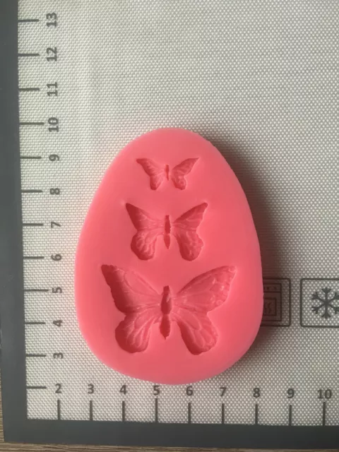 3D Schmetterling Butterfly Silikonform Fondant Torte Dekorieren NEU