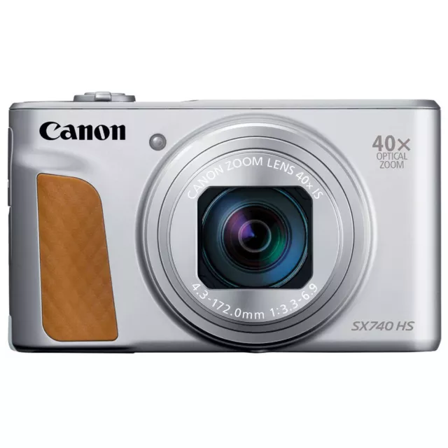 Canon PowerShot SX740 HS 20.3MP 40xOptical Zoom with 4K Video Recording (Silver)