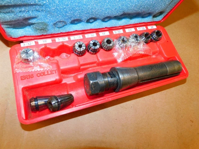 Accupro ER16 Collets from sets 45243475 with R8 ER16 Arbor