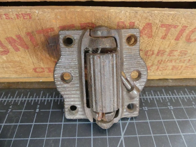 Antique Iron Screen Door Spring Closer Hinge Champion Pat 1934