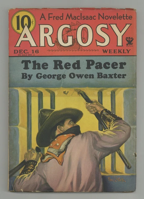 Argosy Part 4: Argosy Weekly Dec 16 1933 VG 4.0