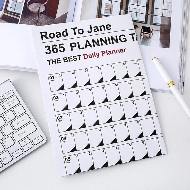 2024 WALL HANGING Calendar Kawaii Yearly Planner Sheet Memo Schedule