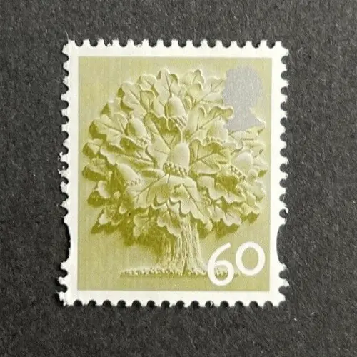GB QE II, 2009, England, EN15 (exEN13b) 60p, English Oak Tree, Fine Mint, MNH