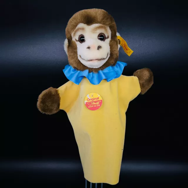 STEIFF Handpuppe AFFE | 252051 | KFS | Jahr 1992 | 28 cm | Sehr guter Zustand