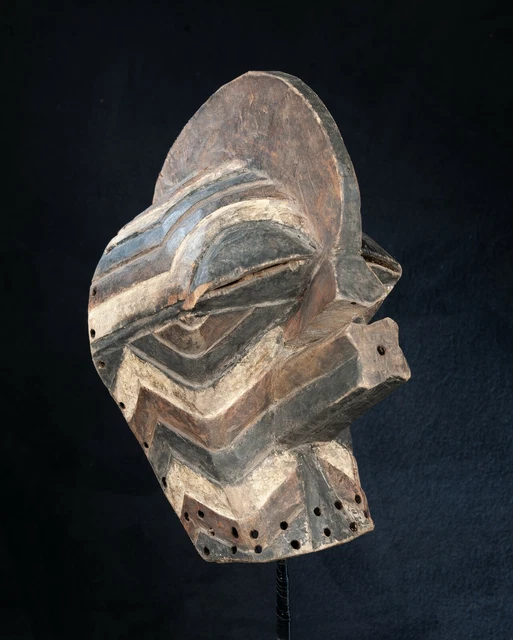 Songye, Kifwebe Mask, Democratic Republic of Congo, Central African Tribal Art,