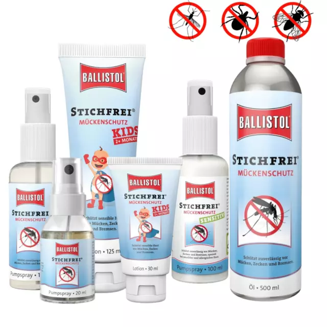 Ballistol Stichfrei Mückenspray Mückenschutz Zeckenschutz Insektenschutz Moskito