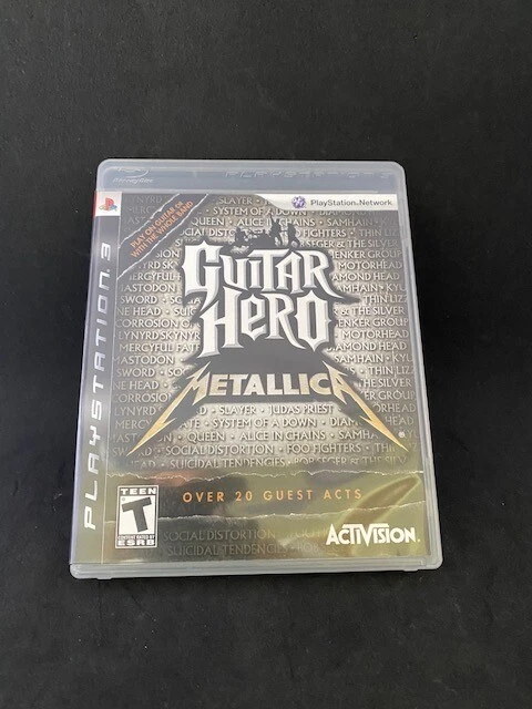 Jeu Guitar Hero Metallica PS3 - Complet En Français - Bon état - Pour PlayStation 3