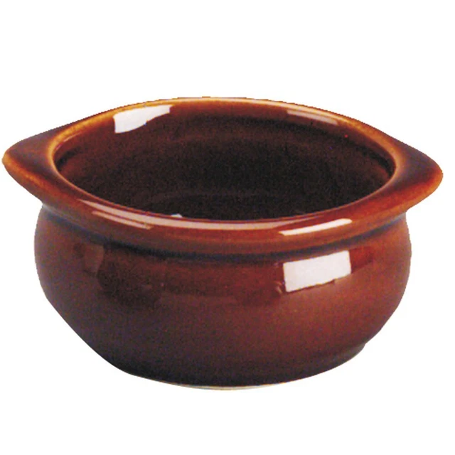 Diversified DC12C-LB Laredo Brown 12 Oz. Onion Soup Bowl - 24 / CS