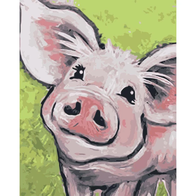 Yeesam Art Dipingi Con I Numeri – Kit Fai Da Te 40x50 Cm Con Cornice, Tema Rosa, Per Adulti E Bambini, Include 3 Pennelli E Lente Di Ingrandimento - 3