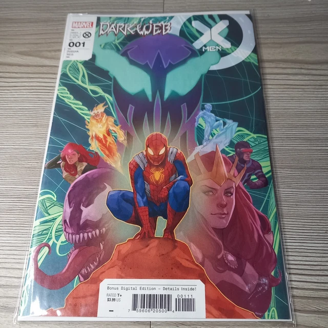 Dark Web X-Men # 1 (2023, Marvel) 1st Print Main Cover X-Men/Spider-Man NM