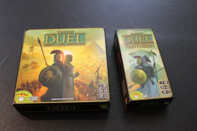 7 Wonders Duel Card Game + Pantheon Expansion