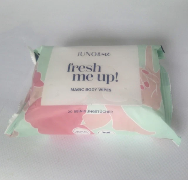 Juno & Me - Fresh Me Up! - Magic Body Wipes - 20 Cleaning Wipes