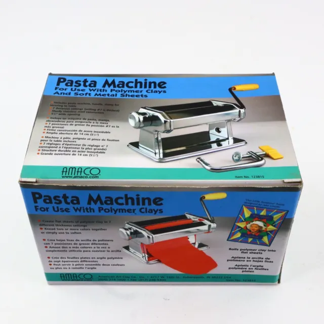 Máquina de pasta Amaco para usar con arcillas de polímero 12381S
