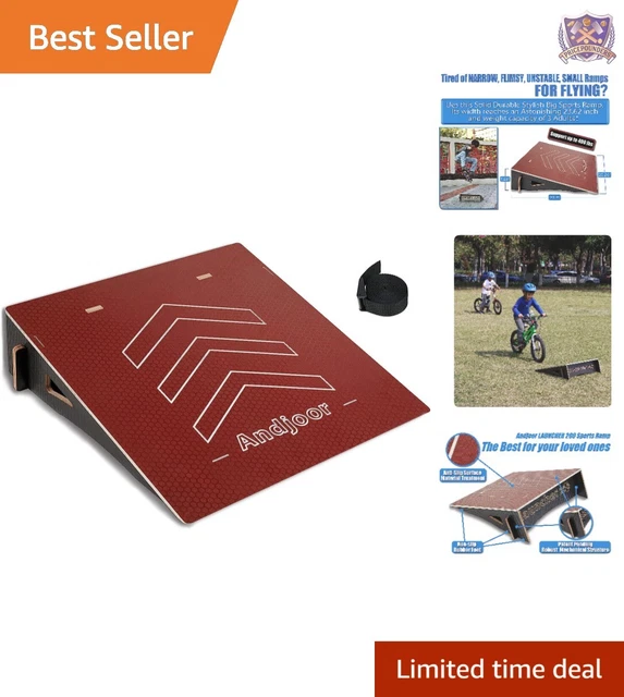 Skateboard Scooter BMX RC Ramp - Safe & Fun - 450 lb Load Capacity - Foldable