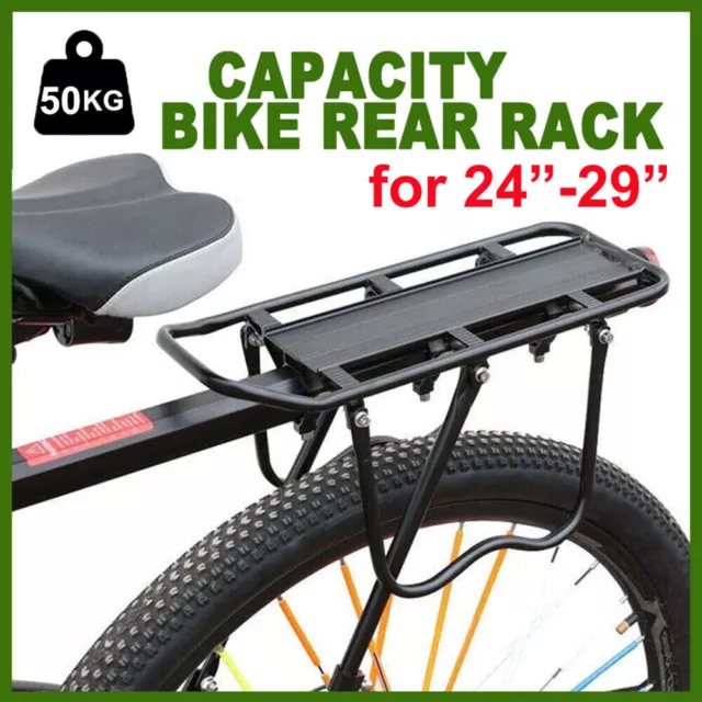 Fahrrad Alu Gepäckträger Verstellbar Für Sattelstütze Mountainbike MTB Hinten