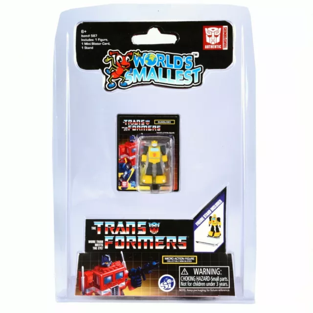 Worlds Smallest Transformers Micro Action Figure Autobot Bumblebee