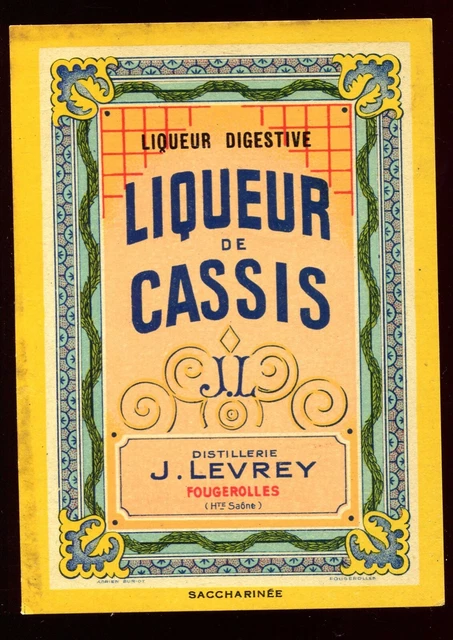 Acheter au meilleur prix Crème de Cassis 20% Vol - Gilles Joannet