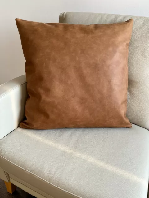 CENTAUR LEATHER CUSHION, Handmade, Sofa Couch Leather Cushion