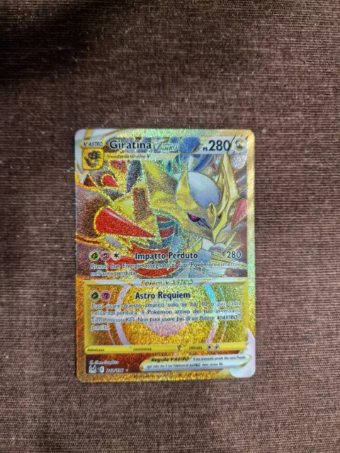 Pokemon - 212/196 GIRATINA V ASTRO Gold Full Art - Origine Perduta - ITA -  MINT