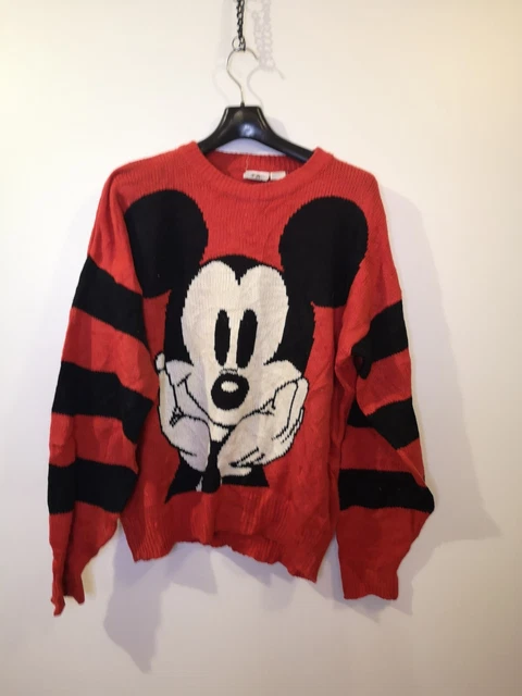 Disney Minnie Mouse Pullover Vintage Damen Hoodie Zipper Mickey Mouse WaltDisney