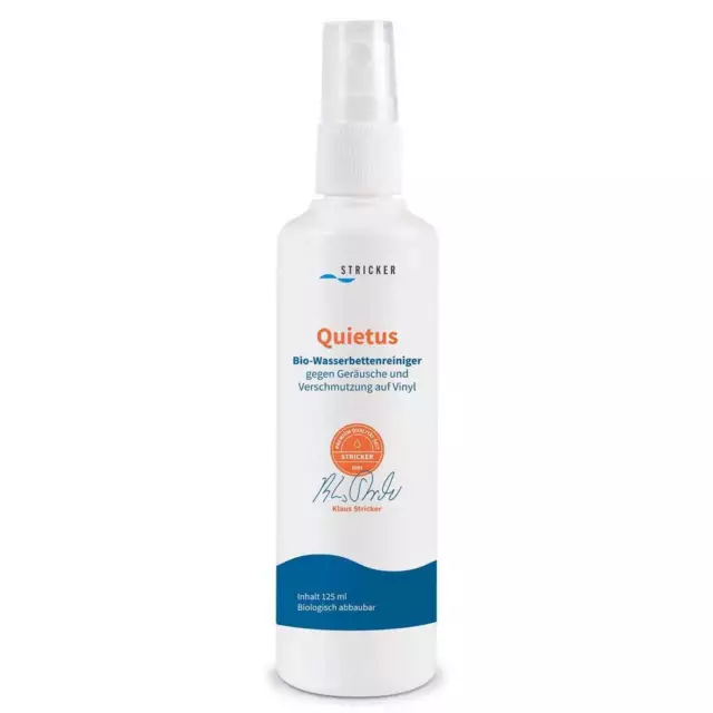 Pulitore letto ad acqua quietus rumori di attrito scricchiolio materasso ad acqua 125 ml