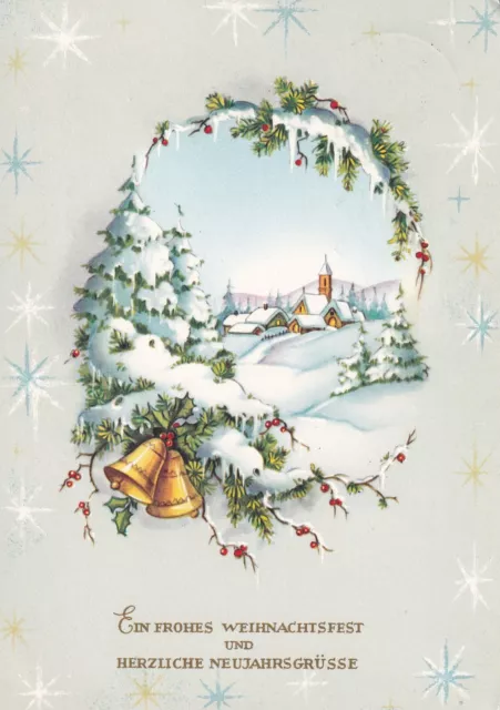 Postkarte - Ein frohes Weihnachtsfest und Herzliche Neujahrsgrüsse (52)