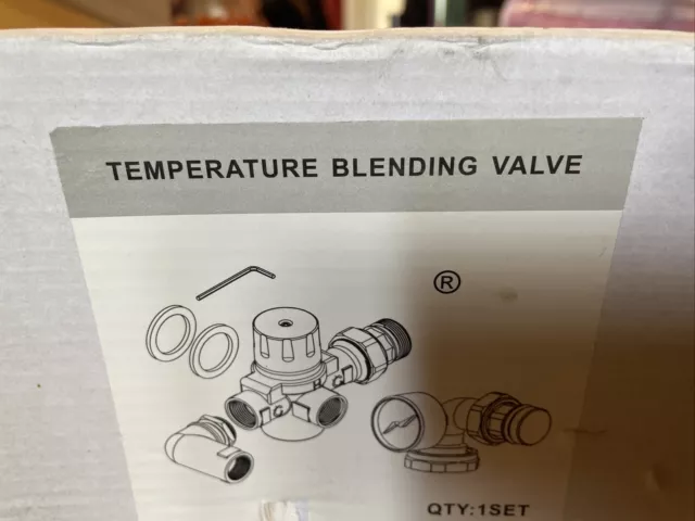 Thermostatic Controller Blending Mixing Valve For Underfloor Heating Manifold