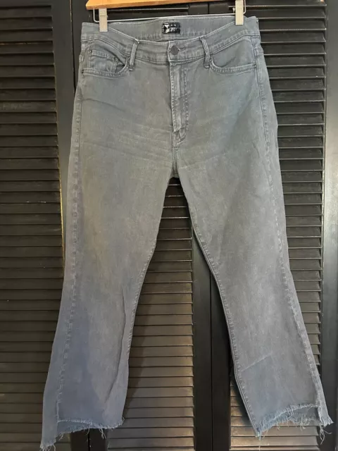 MOTHER JEANS womens  size 31                           ‘INSIDER STEP CROP FRAY’