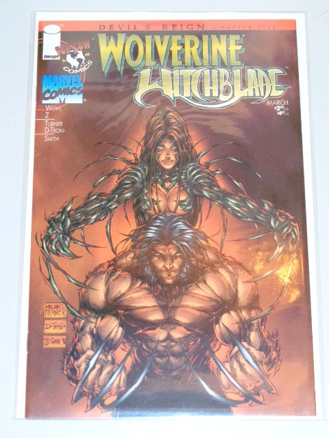 Devils Reign #5 Wolverine Witchblade Marvel Image Top Cow March 1997 Nm (9.4)