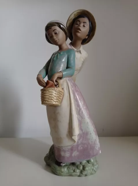 Bellissima Ceramica Nao Lladro Coppia Di Innamorati Anni 70