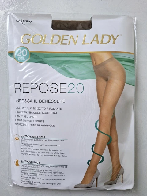 COLLANT VOILE GOLDEN Lady Repose 20 Den Taille Xl Couleur Castoro EUR 5 00 PicClick FR
