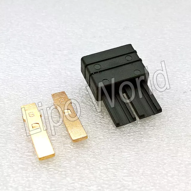 TRAXXAS TRX STECKER MALE Goldkontakte Modellbau Adapter Kabel Lipo Akku