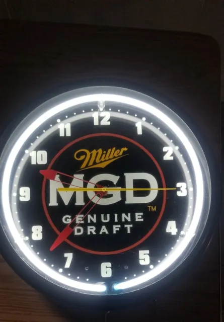 miller genuine draft Clock
