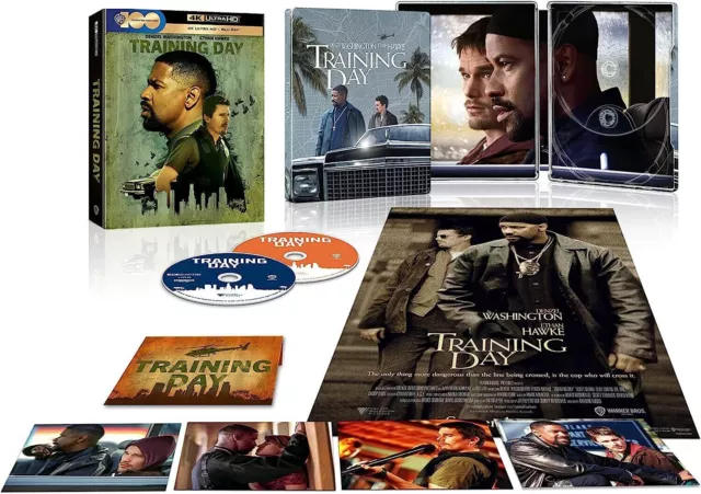 steelbook  TRAINING DAY  4K    fullslip        NEUF