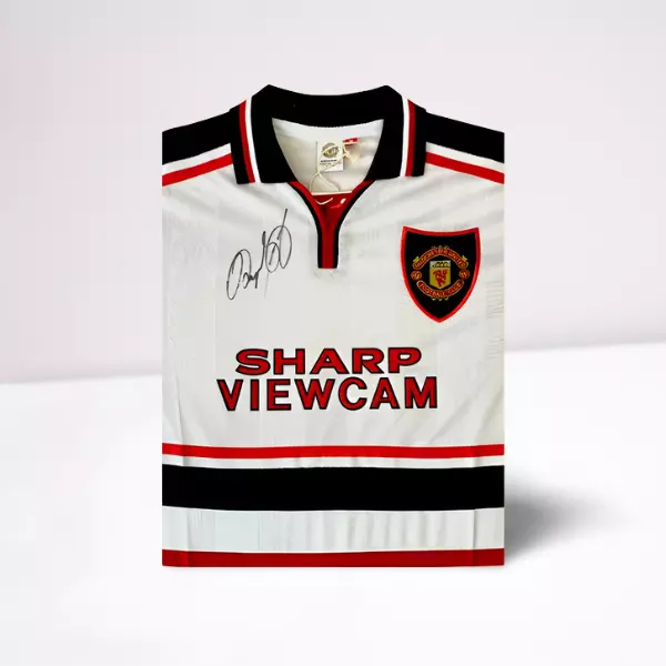 Ryan Giggs Signed Official Manchester United Iconic1999 White Away Shirt