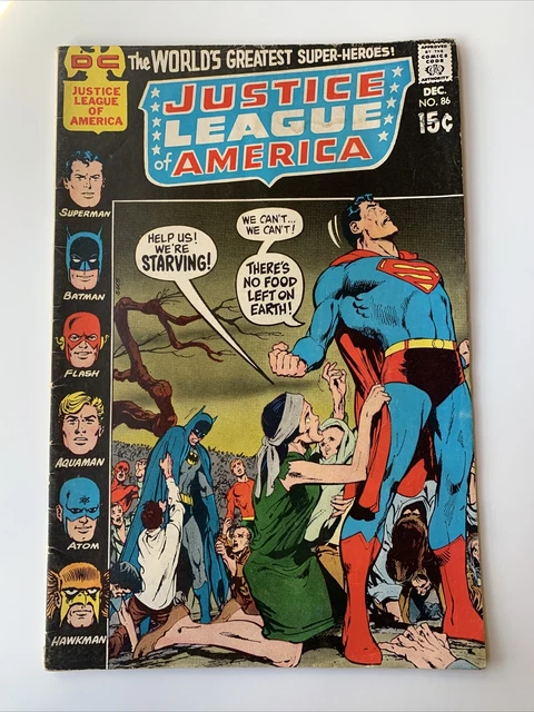 Justice League of America #86 ORIGINAL Vintage 1970 DC Comics Superman Batman