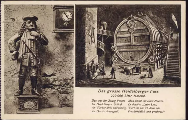 20038888 - 6900 Heidelberg Heidelberg: Das grosse Heidelberger Fass 220 000