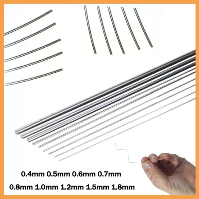 Stainless Steel Spring Steel Wire High Tensile 0.4mm 0.5mm 0.8mm 1mm 1.2mm 1.8mm