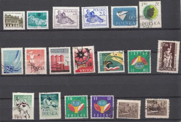 Briefmarken Polen gestempelt