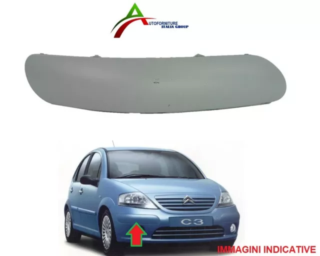 Modanatura Paraurti Anteriore Ant Destra Vernicibile Per  Citroen C3  2002>2005